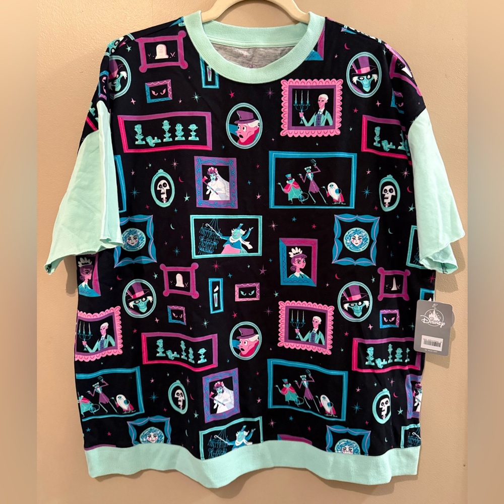 Disney Parks Haunted Mansion Glow in the dark PJ short set - New with Tags - XXL